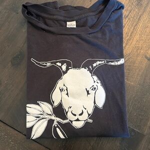 Chocolate & Cashmere Goat Tee